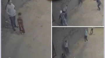 صرخة مأساوية.. كاميرات تفضح اعتداء مسلح على أب ونجله